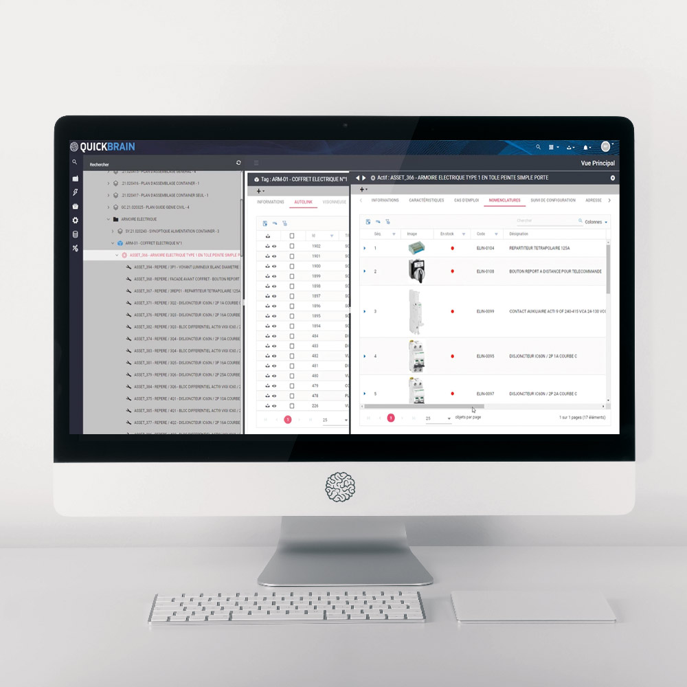 Module E-CMMS : gestion de la maintenance dans Quickbrain